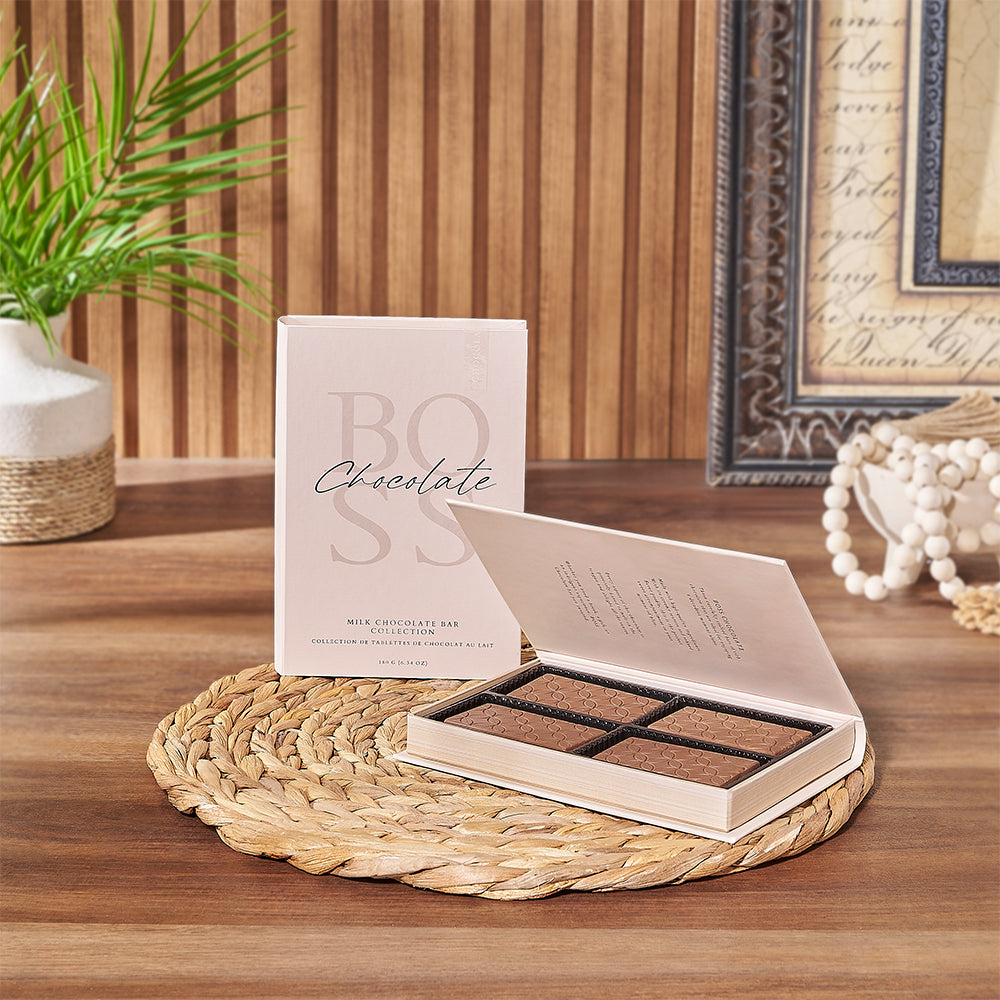 Milk Chocolate Bars by BOSS – how the gift is presented