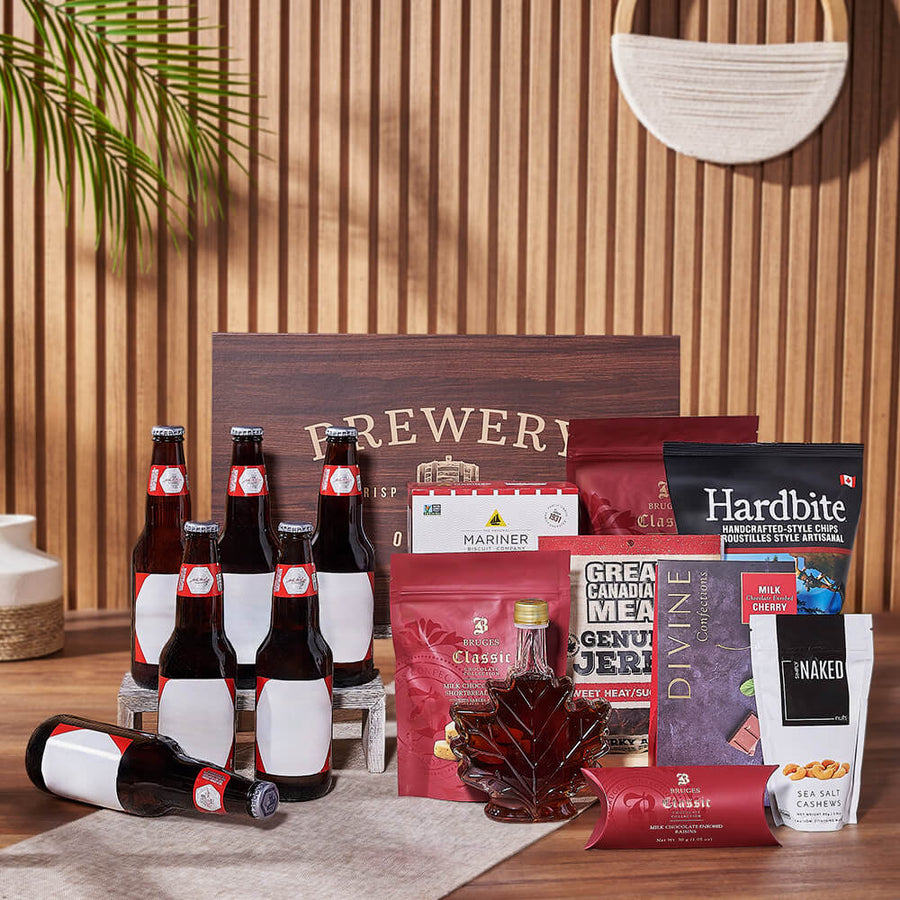 Beer & Gourmet Snack Gift Set, beer gift, beer, chocolate gift, chocolate, nuts gift, nuts, New Jersey delivery