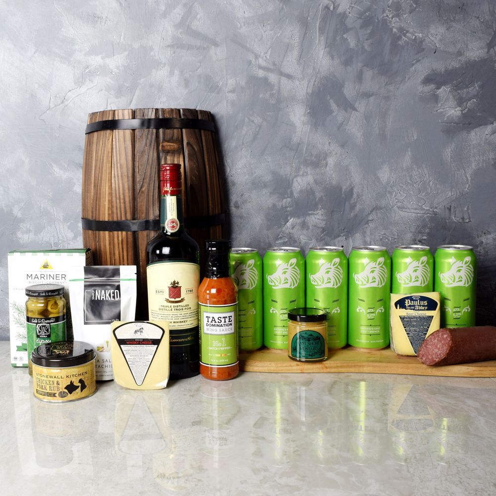 Oak Beer and Snack Gift – how the gift is presented