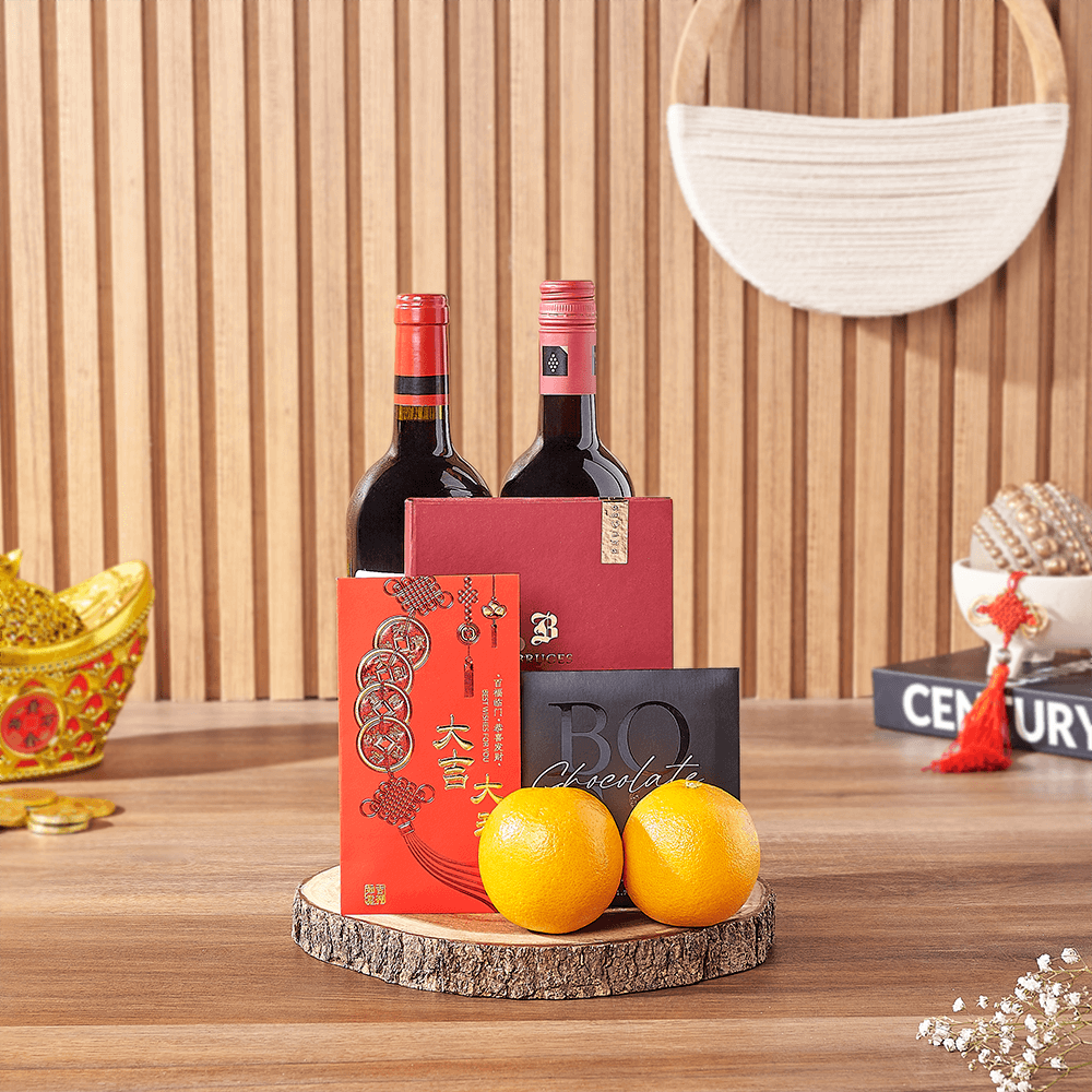 Wine Gift Set Lunar New Year – how the gift is presented