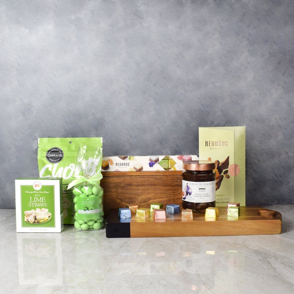 Deluxe Chocolate Truffle Basket – how the gift is presented