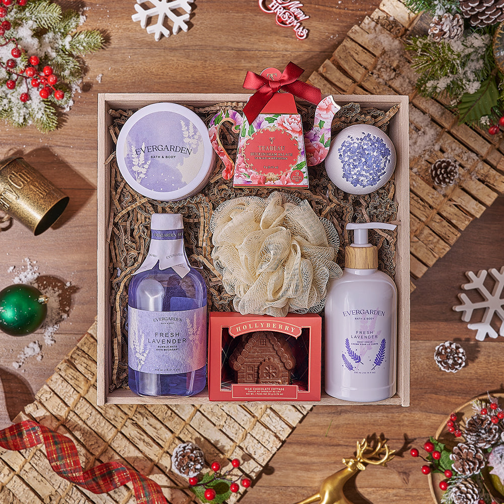 Bath and Buckingham Palace Tea Gift – how the gift is presented