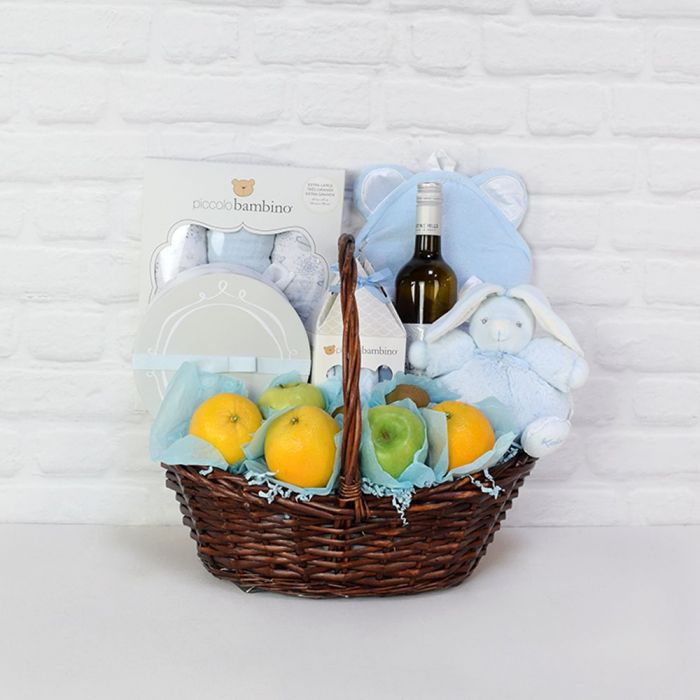 Kiwi and Wine Gift Basket – how the gift is presented