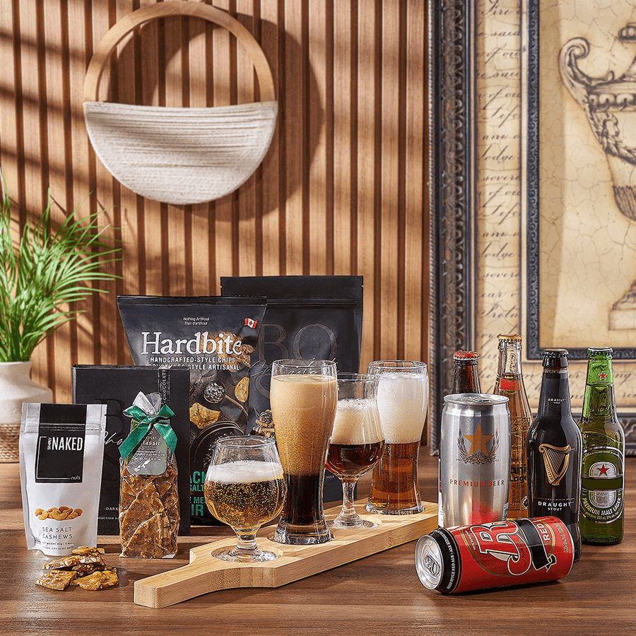 Sweet & Salty Beer Flight Sampler, beer gift, beer, chocolate gift, chocolate, New Jersey delivery