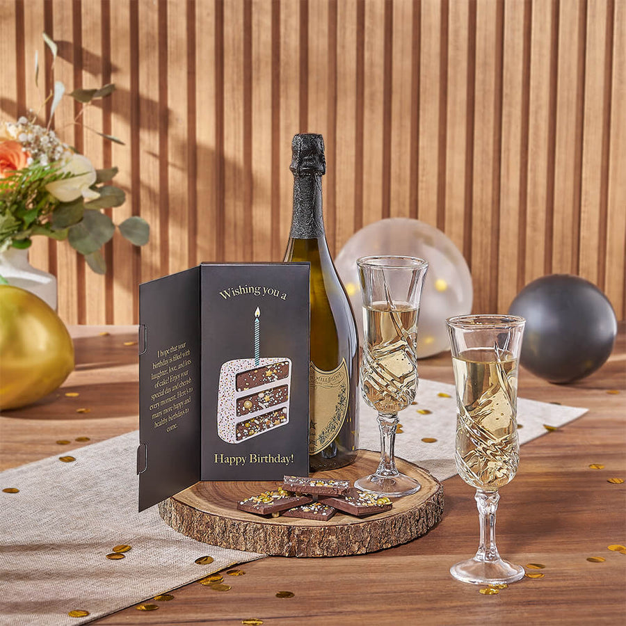 Wonderful Birthday Champagne Gift Set, champagne gift, champagne, sparkling wine gift, sparkling wine, birthday gift, birthday, New Jersey delivery