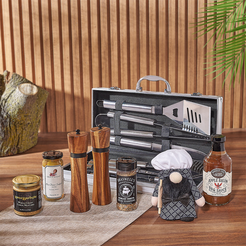 Aluminum Case Grilling Gift – how the gift is presented