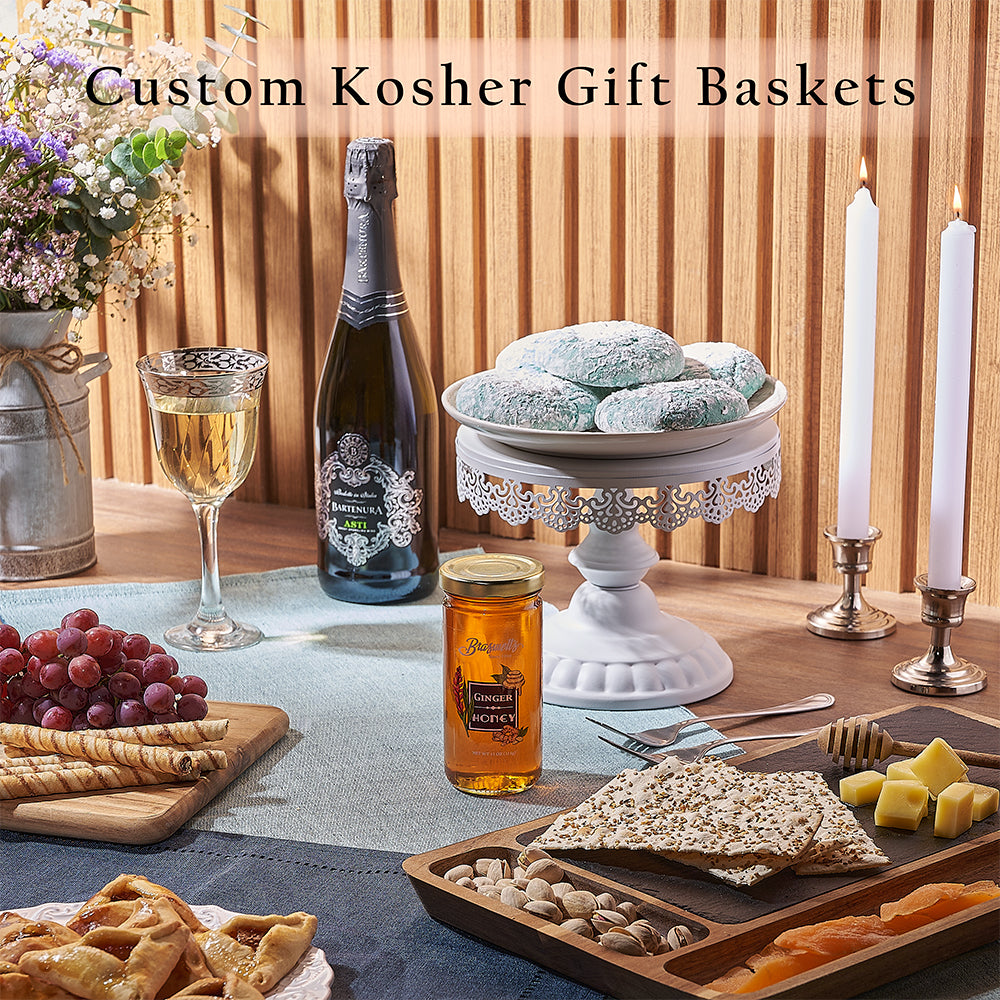 Our Custom Kosher Gift Basket is definitely going to be the perfect gift every time, New Jersey delivery 