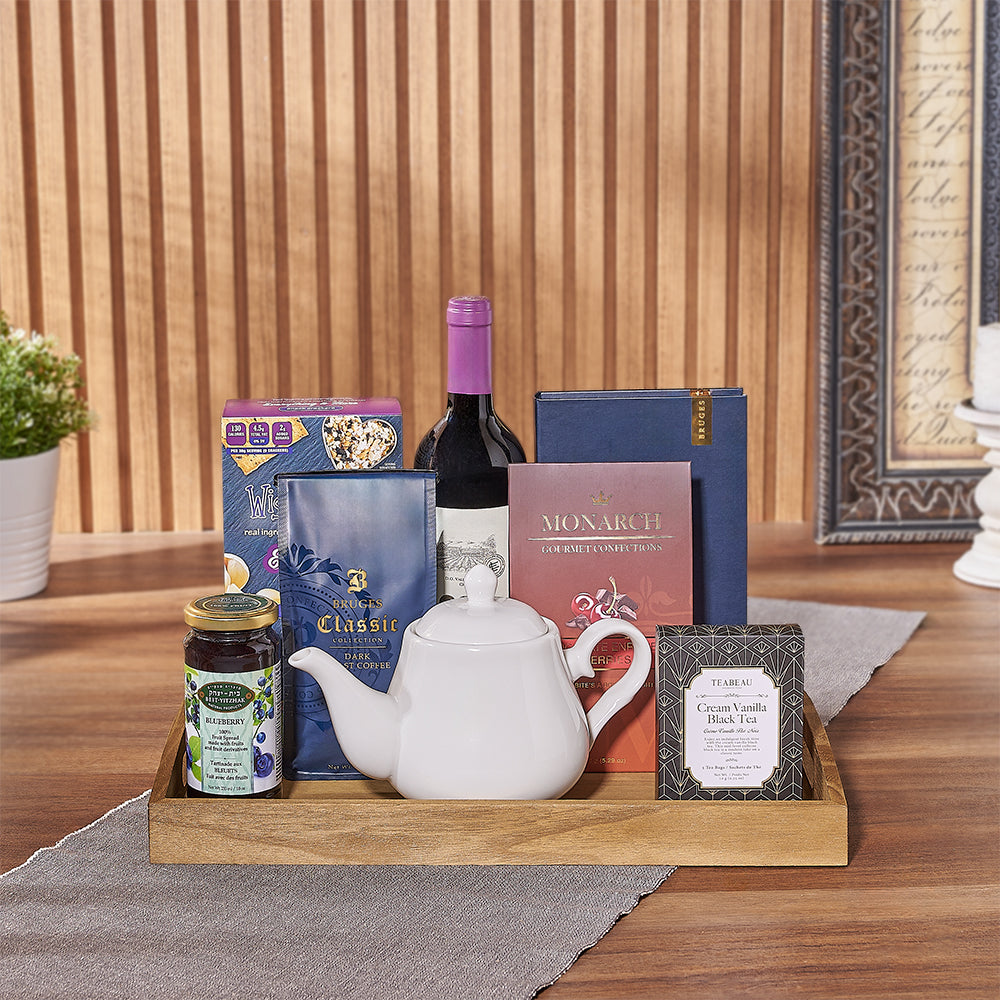 Rosh Hashanah Kosher Wine Gift – how the gift is presented