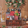 Ample Holiday Wine & Treats Basket, christmas gift, christmas, wine gift, wine, holiday gift, holiday, New Jersey delivery