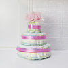 Baby Girl Diaper Cake Gift Set from New Jersey Baskets - New Jersey Delivery