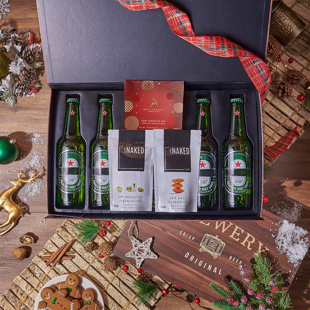 Beer &amp; Nuts Crate, beer gift, beer, christmas gift, christmas, nuts gift, nuts, New Jersey delivery