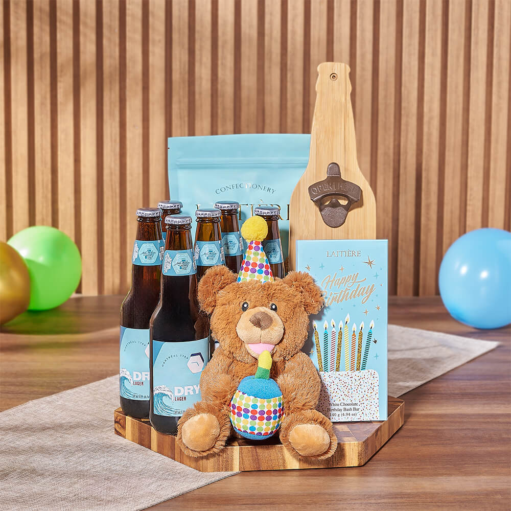 Birthday &amp; Beer Gift Board, birthday gift, birthday, beer gift, beer, chocolate gift, chocolate, New Jersey delivery