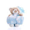 Blue Hugging Blanket Bear from New Jersey Baskets - New Jersey Delivery