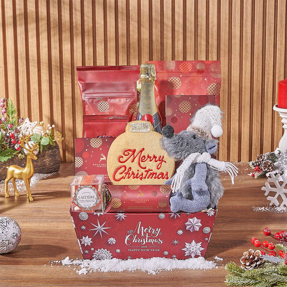 Bubbly Holiday Gift Set, champagne gift, champagne, christmas gift, christmas, holiday gift, holiday, New Jersey delivery