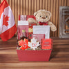 Canada Day Seafood & Snack Gift, canada day gift, canada day, seafood gift, seafood, cookie gift, cookie, New Jersey delivery