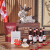 Canada Day Sweet Treat & Beer Gift, beer gift, beer, canada day gift, canada day, cookie gift, cookie, New Jersey delivery