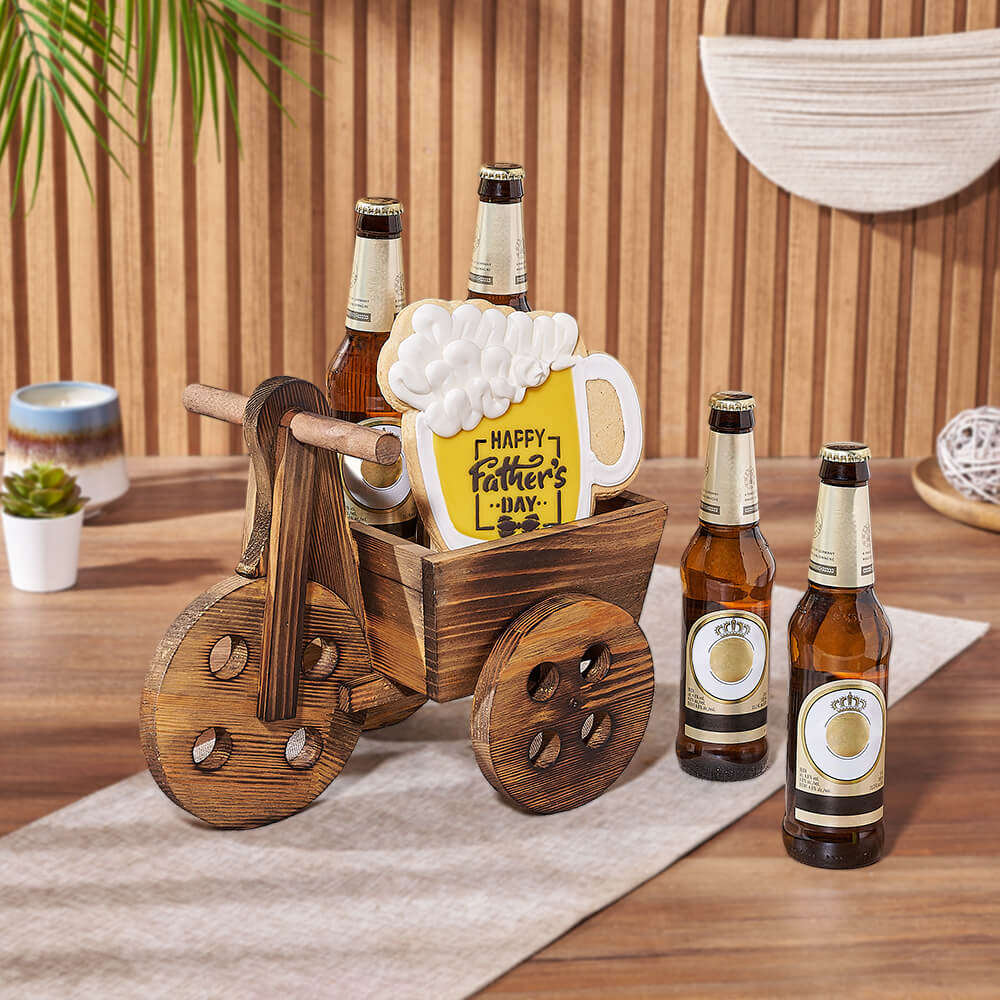 Father's Day Beer with Mug Cookie – how the gift is presented