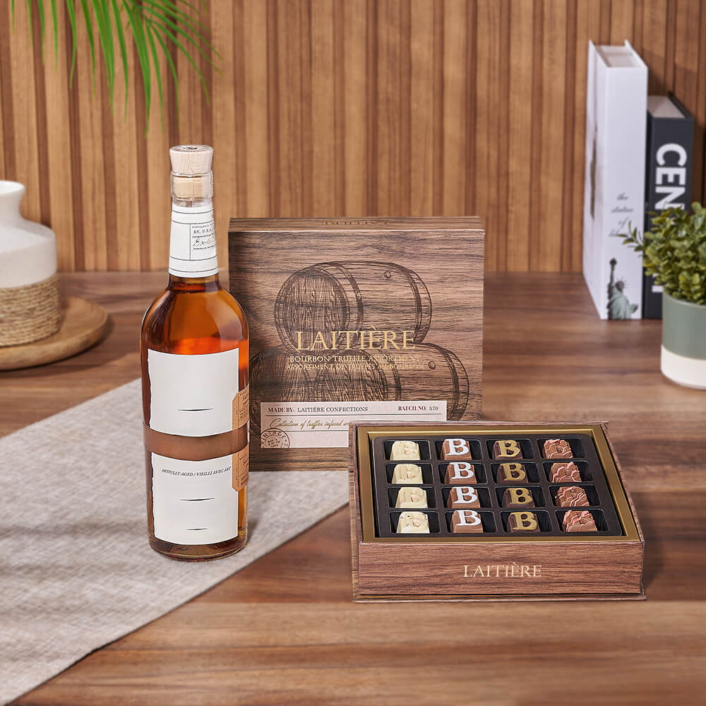 Chocolate &amp; Liquor Pairing Gift, liquor gift, liquor, chocolate gift, chocolate, New Jersey delivery
