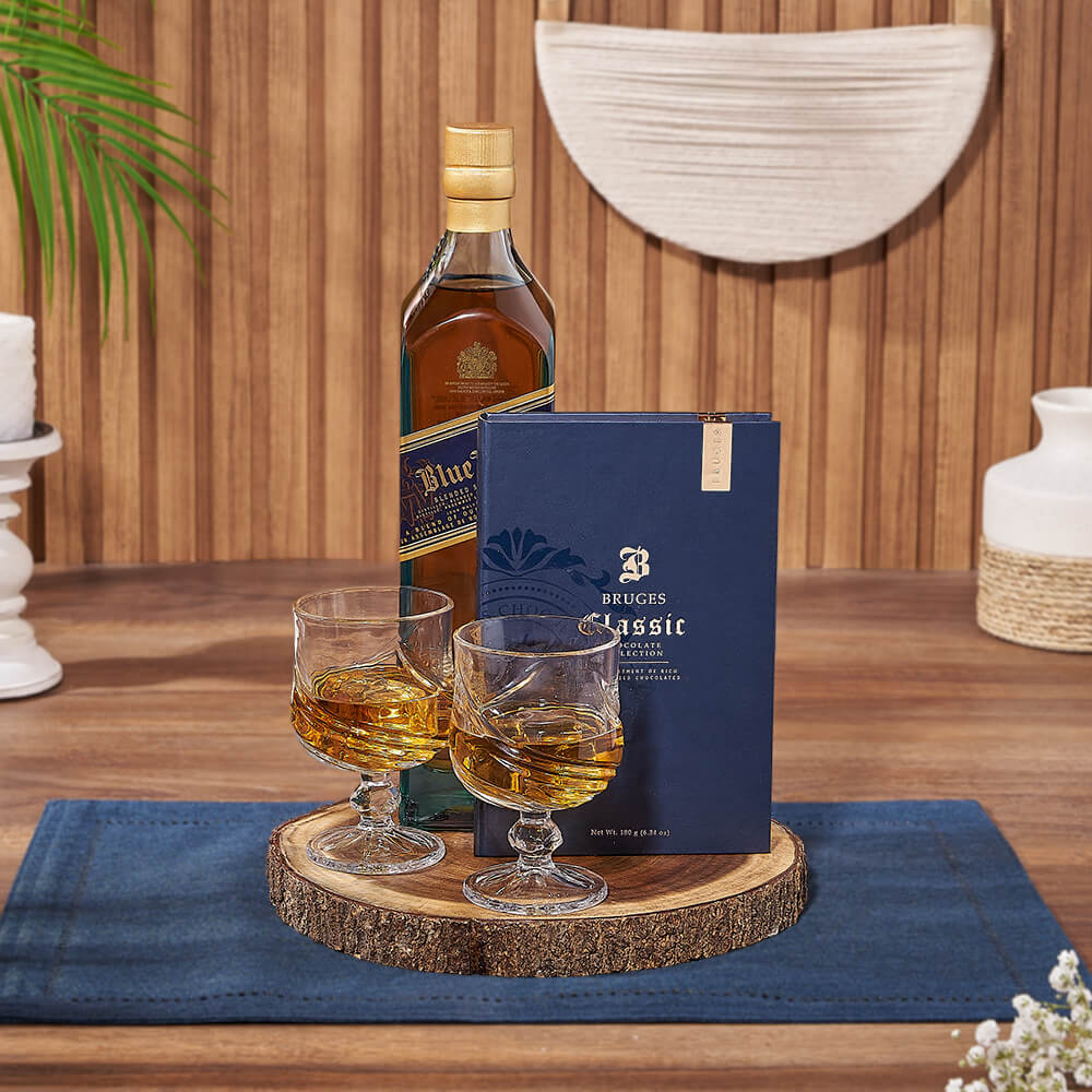 Chocolate & Liquor Sharing Gift Set, liquor gift, liquor, chocolate gift, chocolate, New Jersey delivery