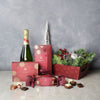 Christmas Joy Champagne Set from New Jersey Baskets - New Jersey Delivery