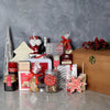 Cozy Holiday Wine Gift Basket - Holiday GIft Basket - New Jersey Baskets