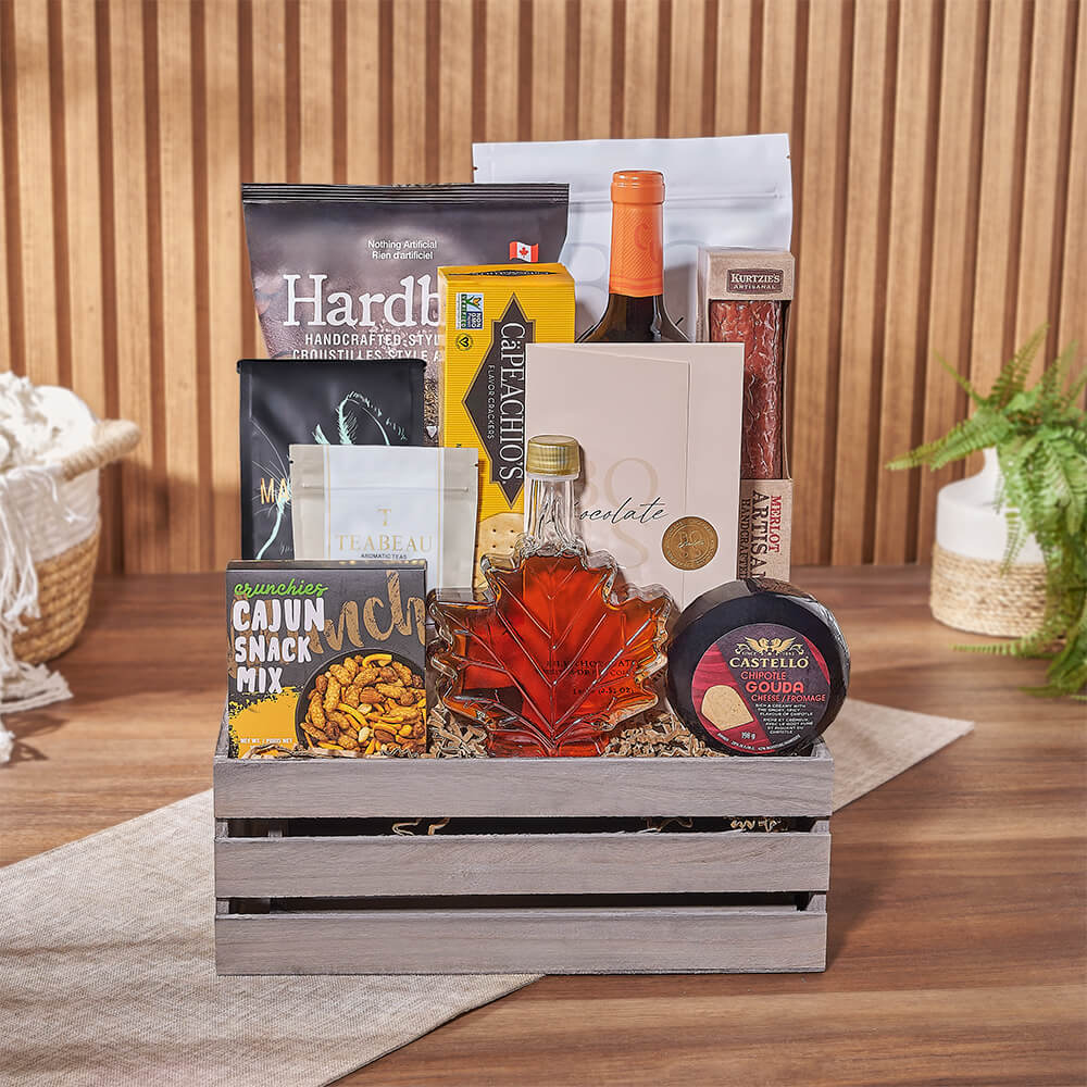 Crunch &amp; Flavor Gourmet Feast, gourmet gift, gourmet, wine gift, wine, chocolate gift, chocolate, snack gift, snack, New Jersey delivery