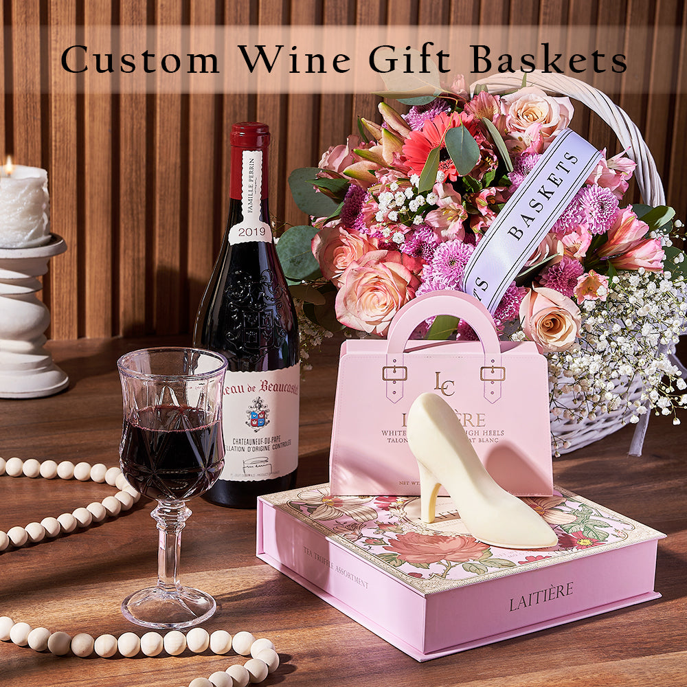 Custom Wine Gift Baskets - ensure that you give a gift that's as unique as they are, every time. New Jersey Delivery