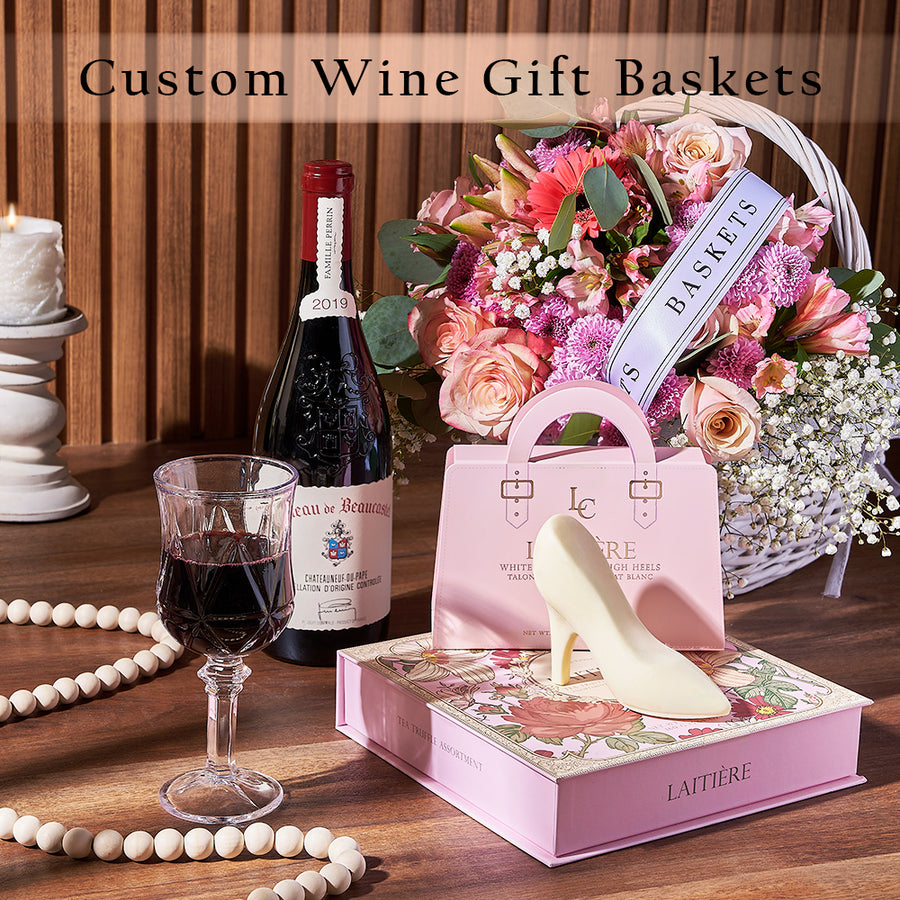 Custom Wine Gift Baskets - ensure that you give a gift that's as unique as they are, every time. New Jersey Delivery