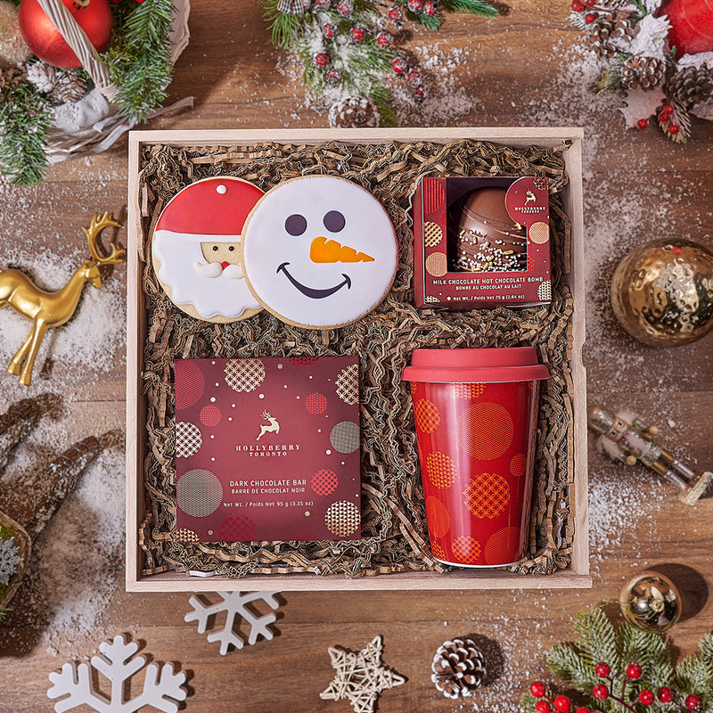 Decadent Hot Chocolate Gift Basket, hot chocolate gift, hot chocolate, christmas gift, christmas, New Jersey delivery