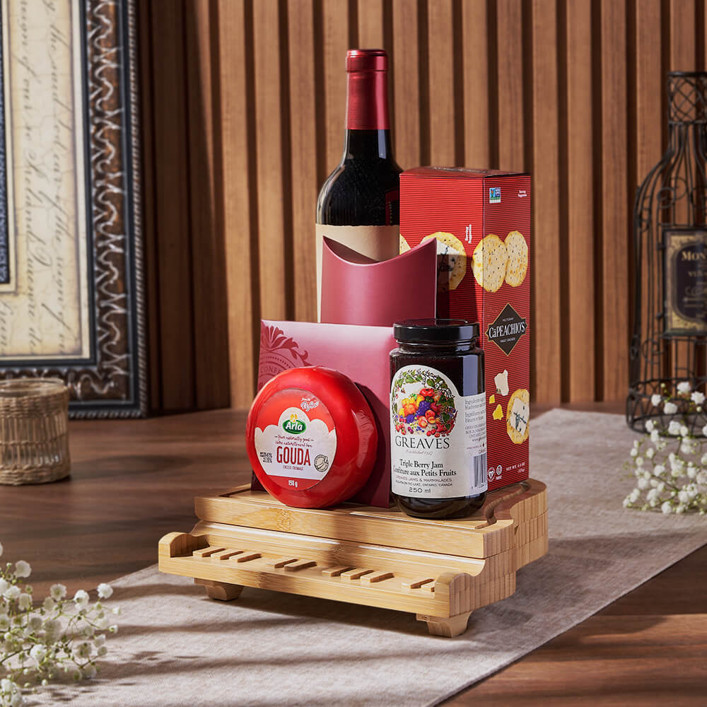 Deluxe Grand Piano &amp; Wine Gift Basket, wine gift, wine, cheese gift, cheese, chocolate gift, chocolate, New Jersey delivery