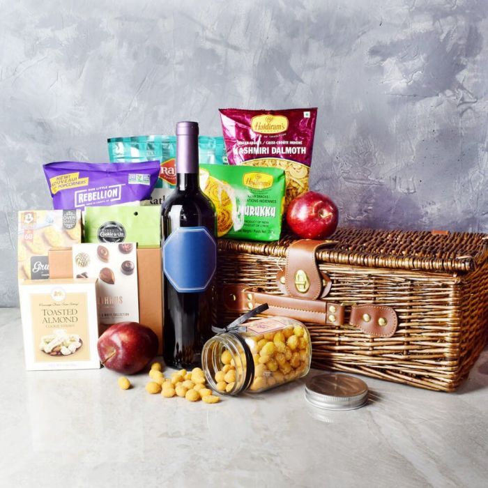 Diwali Gift Basket With Sparkling Gifts &amp; Goodies from New Jersey Baskets - New Jersey Delivery