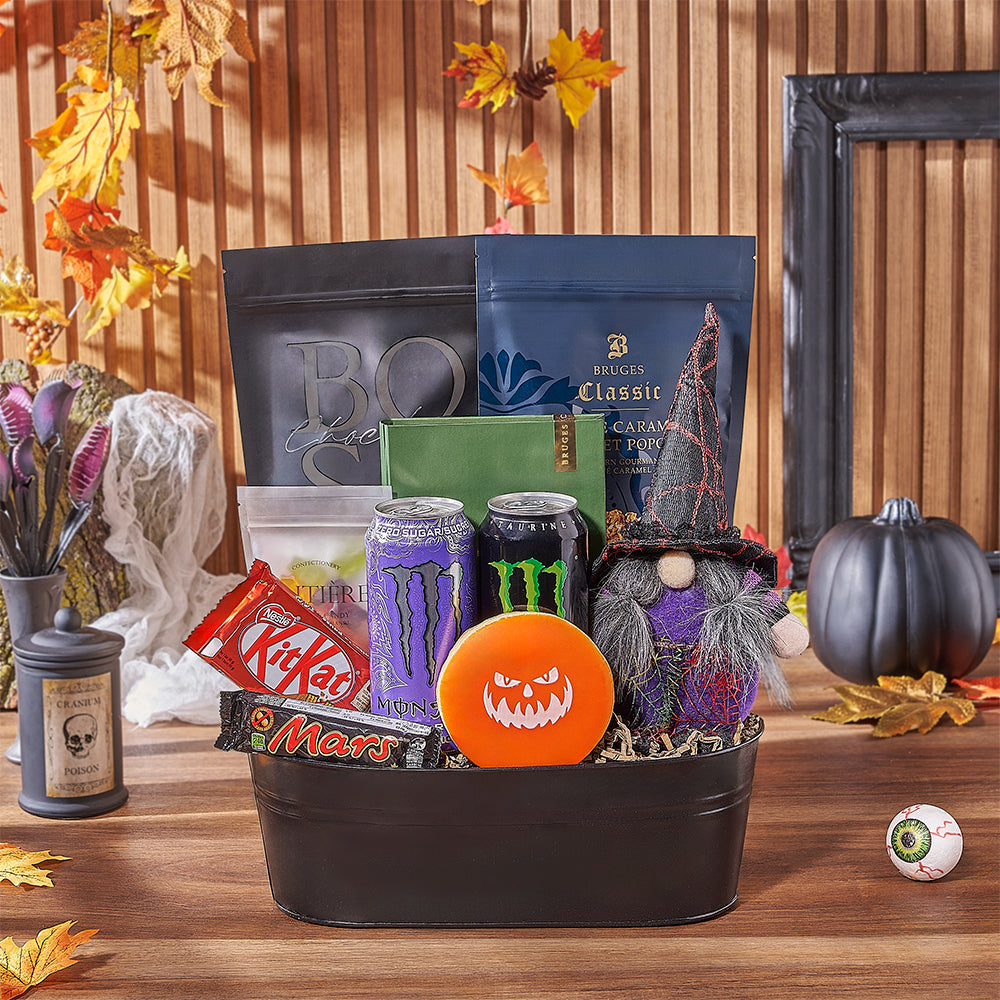 Halloween Candy and Snacks – how the gift is presented