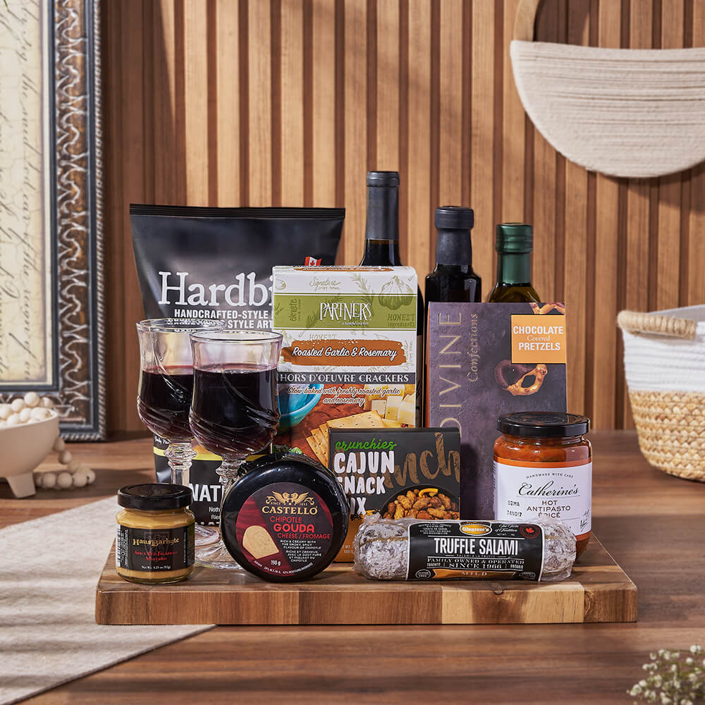 Etobicoke Wine &amp; Cheese Gift Basket, wine gift, wine, charcuterie gift, charcuterie, cheese gift, cheese, New Jersey delivery