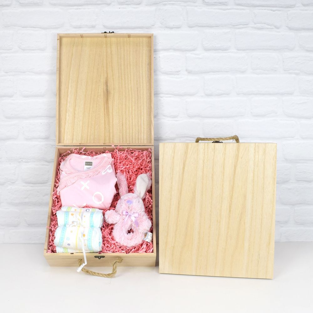 Girl’s Starter Crate from New Jersey Baskets - Baby Gift Basket - New Jersey Delivery