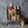 Happy Holidays Beer & Snacks Gift Basket from  New Jersey Baskets - New Jersey Delivery