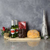 Holiday Beer & Cheese Ball Gift Basket from New Jersey Baskets - New Jersey Delivery