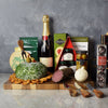 Holiday Champagne Cheese Ball Gift Basket from New Jersey Baskets - New Jersey Delivery.