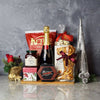 Holiday Champagne & Cheese Snack Basket from New Jersey Baskets -New Jersey Delivery