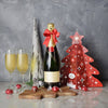 Holiday Champagne & Chocolate Gift Basket from New Jersey Baskets - New Jersey Delivery