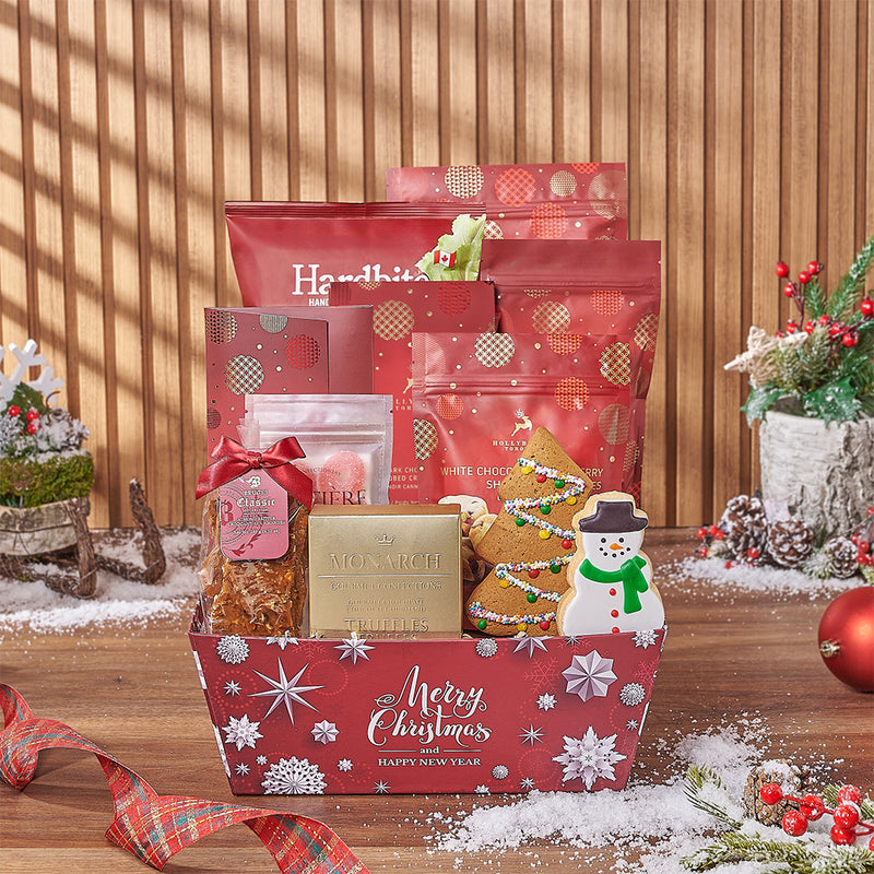 Holiday Cozy Classics Gift Set, christmas gift, christmas, chocolate gift, chocolate, cookie gift, cookie, New Jersey delivery