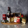 Holiday Wine & Chocolate Gift Basket from New Jersey Baskets - New Jersey Delivery