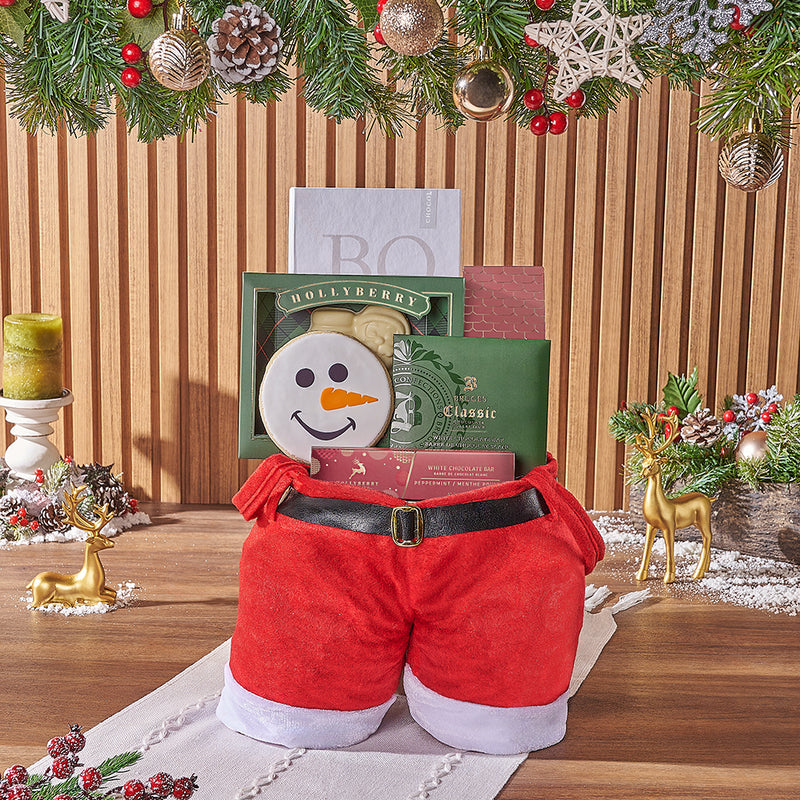 Jolly Old Saint Nick’s Gift Bag, Christmas gift, Christmas, chocolate gift, chocolate, cookie gift, cookie, New Jersey delivery