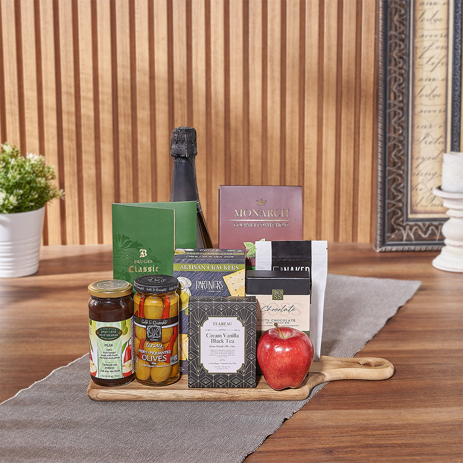 Kosher Champagne Celebration Basket from New Jersey Baskets - Champagne Gift Set - New Jersey Delivery