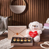 Luxury Truffle & Bear Gift Set, chocolate gift, chocolate, bear gift, bear, New Jersey delivery