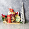 Merry Christmas Tea & Snacks Basket from New Jersey Baskets - New Jersey Delivery