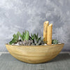 Moss Park Succulent Boat Garden from New Jersey Baskets - New Jersey Delivery