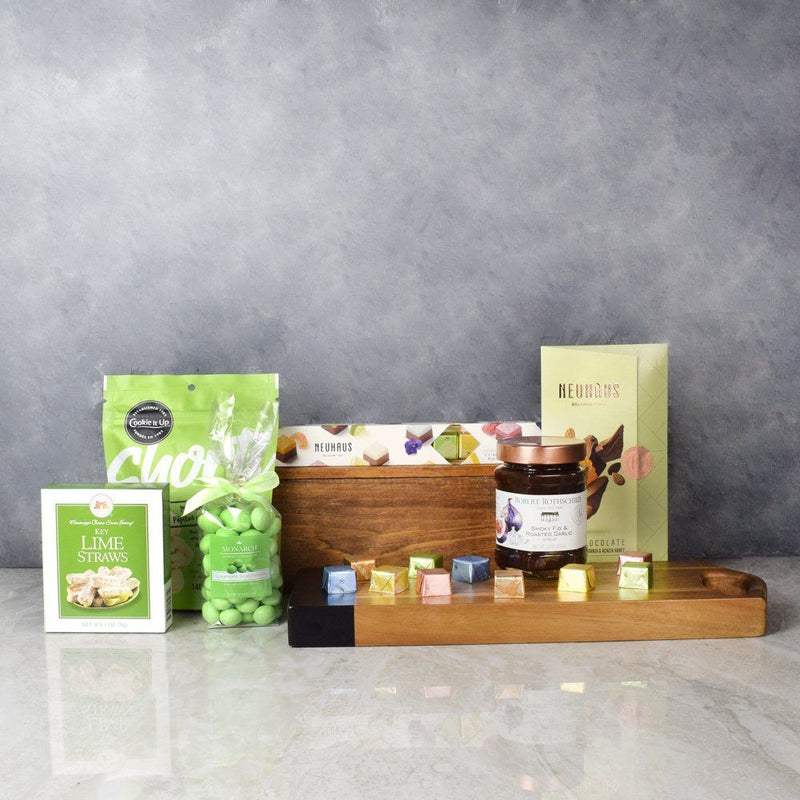 Dive into the delectable world of the Toronto Island Chocolate Basket - New Jersey Basket