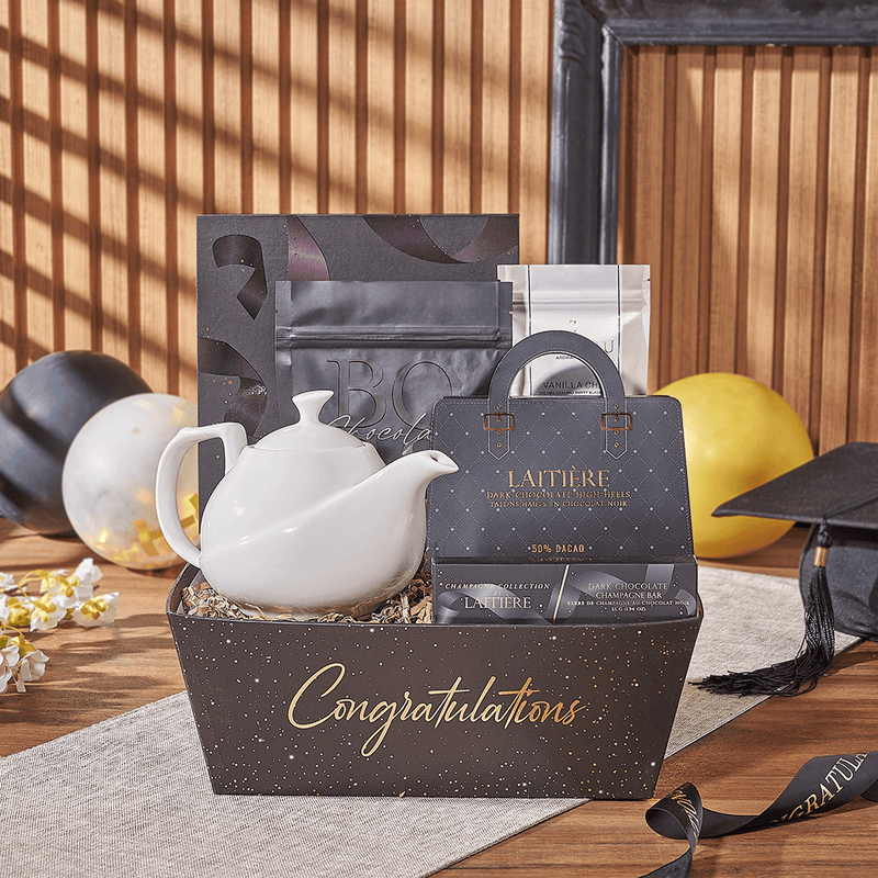 Soothing Tea Graduation Gift, tea gift, tea, graduation gift, graduation, chocolate gift, chocolate, New Jersey delivery