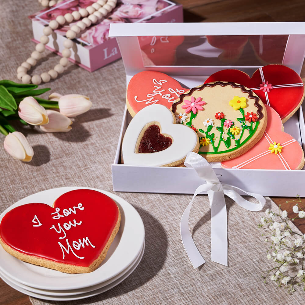 Mother's Day Six Cookie Basket – how the gift is presented