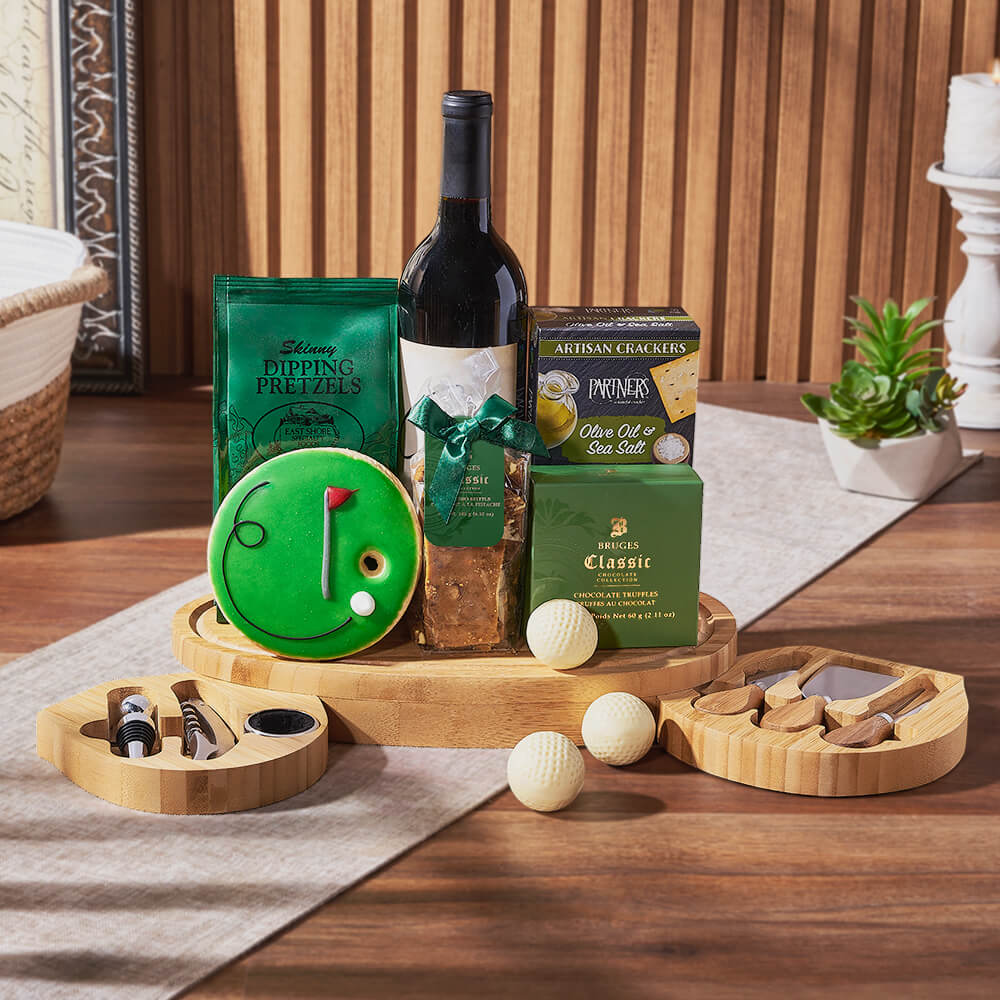 Sweet Treat Golf & Wine Gift, wine gift, wine, golf gift, golf, New Jersey delivery